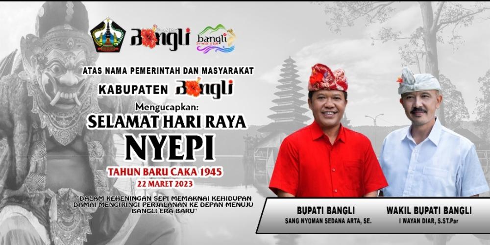 Pemerintah Dan Masyarakat Kabupaten Bangli Mengucapkan Selamat Hari